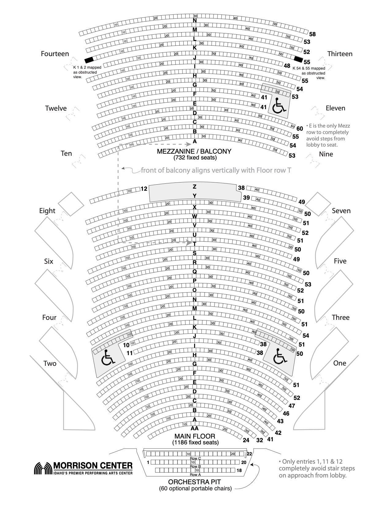 morrison center boise idaho seating chart - Focus