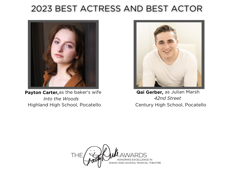 Winners of the 2023 Patty Duke Awards- Payton Carter and Qai Gerber