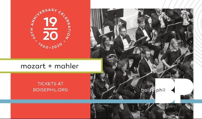 Boise Philharmonic MOZART AND MAHLER EVENT IMAGE