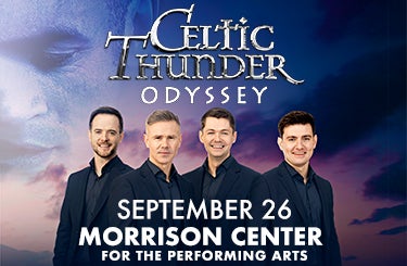 Celtic Thunder Odyssey at the Morrison Center on September 26th