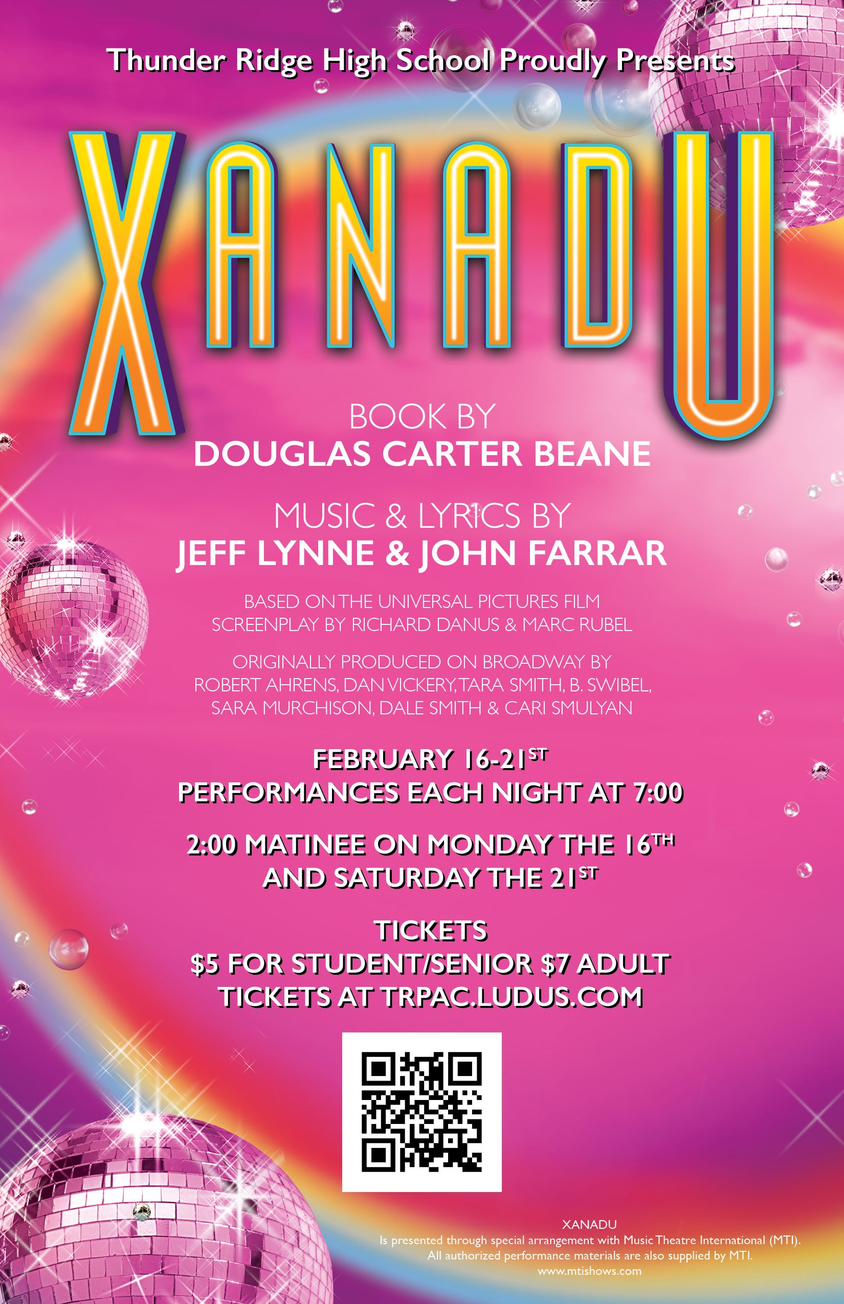 Xanadu poster